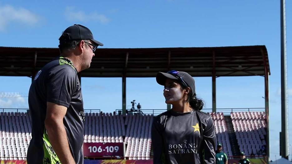 Mark Coles took over as Pakistan women's head coach in April 2023&nbsp;&nbsp;&bull;&nbsp;&nbsp;ICC via Getty Images