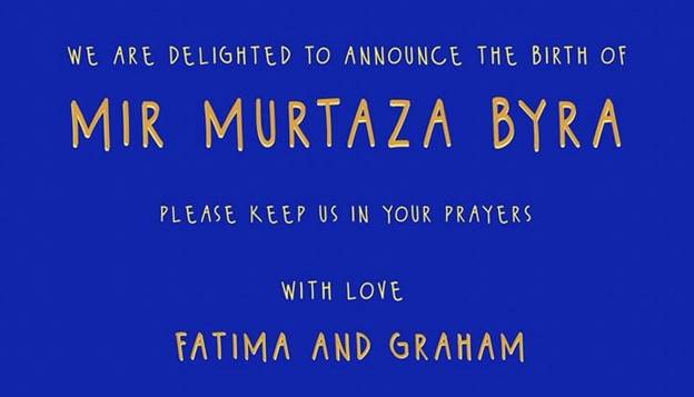 The announcement made by Fatima Bhutto via graphic. &mdash; X/@fbhutto