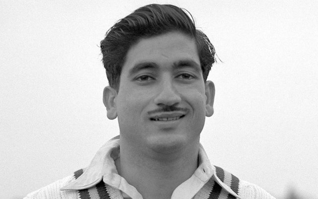 Waqar Hasan during the tour to England in 1954