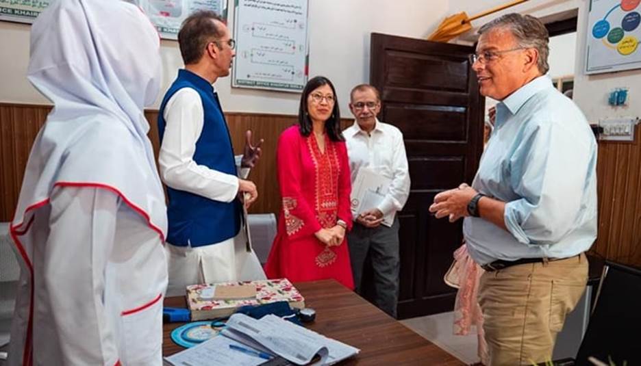 US Ambassador to Pakistan Donald Blome during his Sindh visit. &mdash; US Embassy