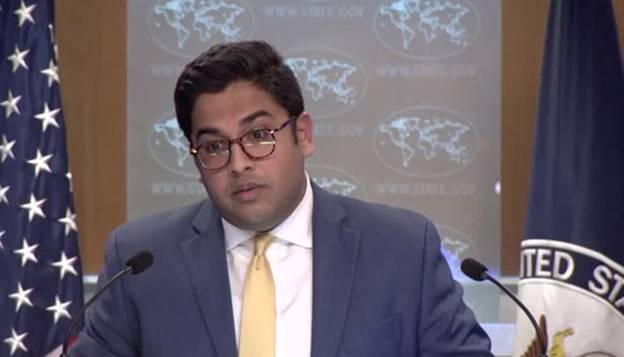 US Department of States principal deputy spokesperson Vedant Patel seen in this undated image.&mdash; Reuters/file