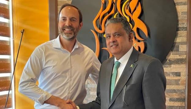 Pakistans Ambassador to the United States Rizwan Saeed Sheikh meets Congressman Lance Carter Gooden in Dallas. &mdash;Pakistan Embassy in US/ File