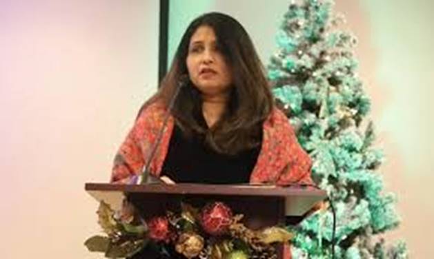 Christmas lights and Pakistan's colours ...