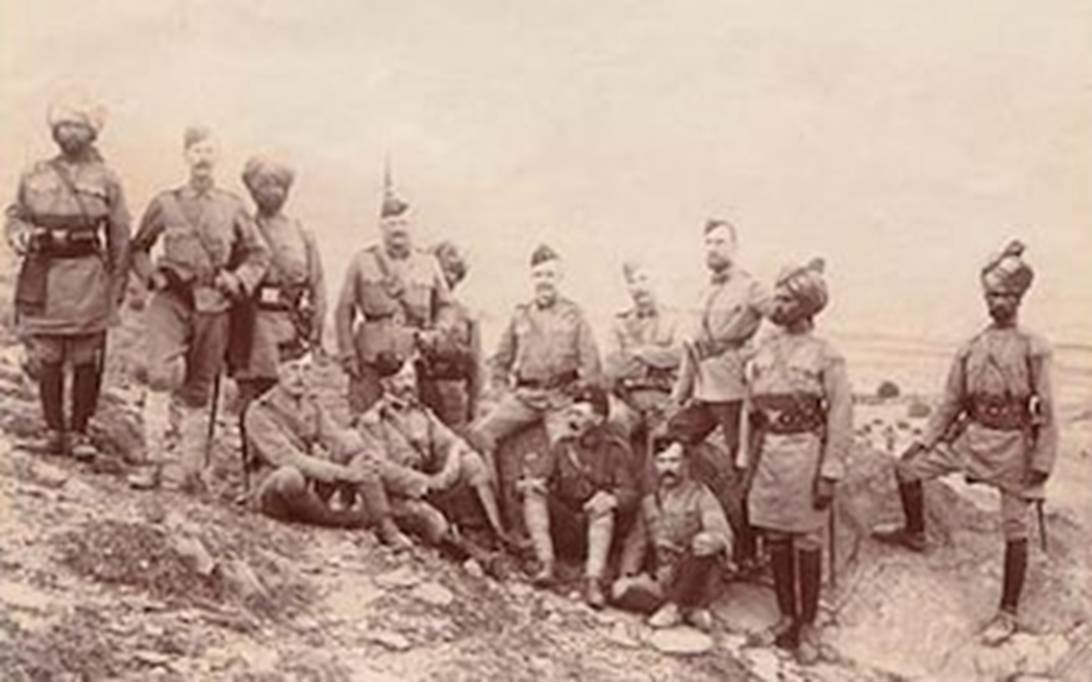 A mixture of British troops and Sikh sepoys fought in Malakand